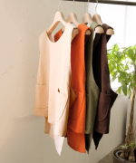 ソフト細コーデュロイ　ベスト