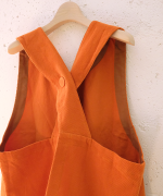 ソフト細コーデュロイ　ベスト