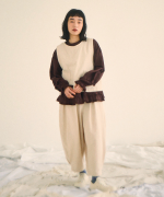 ソフト細コーデュロイ　ベスト