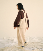 ソフト細コーデュロイ　ベスト