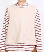 ソフト細コーデュロイ　ベスト