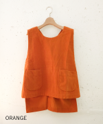 ソフト細コーデュロイ　ベスト