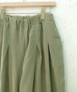 ソフト細コーデュロイ　コクーンパンツ