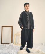 ウールメランジ　2wayベスト