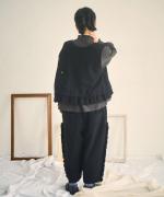 ウールメランジ　2wayベスト