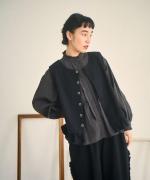 ウールメランジ　2wayベスト