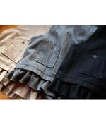 ウールメランジ　2wayベスト