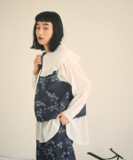 幾何学ジャガード　2wayベスト