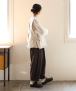 幾何学ジャガード　2wayベスト