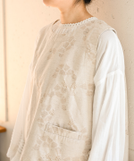 幾何学ジャガード　2wayベスト