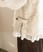 幾何学ジャガード　2wayベスト