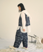 幾何学ジャガード　パンツ