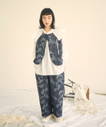 幾何学ジャガード　パンツ