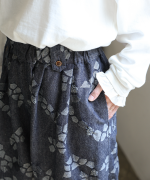 幾何学ジャガード　パンツ