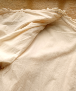 ふわふわコットン　フリルレイヤードブラウス