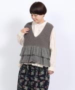 ふわふわコットン　ブラウス