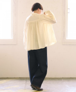 ふわふわコットン　ブラウス