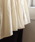 ふわふわコットン　ブラウス