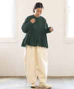 ふわふわコットン　ブラウス