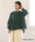 ふわふわコットン　ブラウス