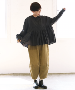 ふわふわコットン　ブラウス