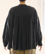 ふわふわコットン　ブラウス