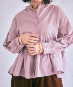 ふわふわコットン　ブラウス