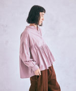 ふわふわコットン　ブラウス