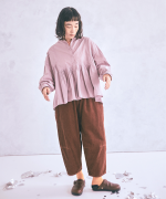 ふわふわコットン　ブラウス