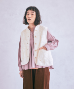 ふわふわコットン　ブラウス