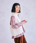 ふわふわコットン　ブラウス