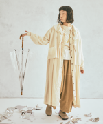 コットンリネンキャンバス/4.5ozコットンリネンデニム　ワンピース