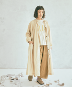 コットンリネンキャンバス/4.5ozコットンリネンデニム　ワンピース