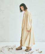 コットンリネンキャンバス/4.5ozコットンリネンデニム　ワンピース