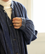 コットンリネンキャンバス/4.5ozコットンリネンデニム　ワンピース