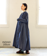 コットンリネンキャンバス/4.5ozコットンリネンデニム　ワンピース