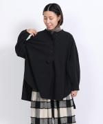 コットンリネン先染ライトキャンバス　プルオーバー