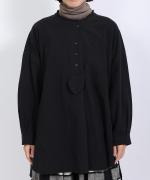 コットンリネン先染ライトキャンバス　プルオーバー