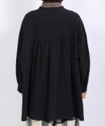 コットンリネン先染ライトキャンバス　プルオーバー