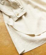 コットンリネン先染ライトキャンバス　プルオーバー