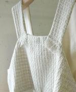 ロービングウール格子柄　2wayビスチェ