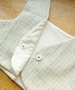 ロービングウール格子柄　2wayビスチェ