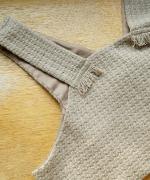 ロービングウール格子柄　2wayビスチェ