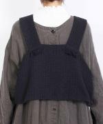 ロービングウール格子柄　2wayビスチェ