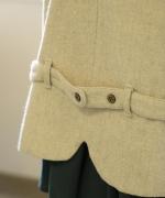 ロービングウール格子柄　ベスト