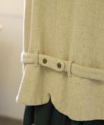 ロービングウール格子柄　ベスト