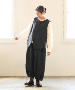 ストライプフリンジドビー　ブラウス