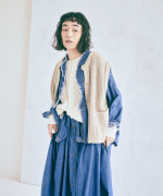 ストライプフリンジドビー　ブラウス