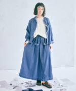 ストライプフリンジドビー　ブラウス