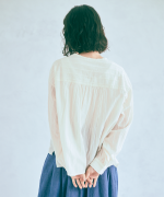 ストライプフリンジドビー　ブラウス